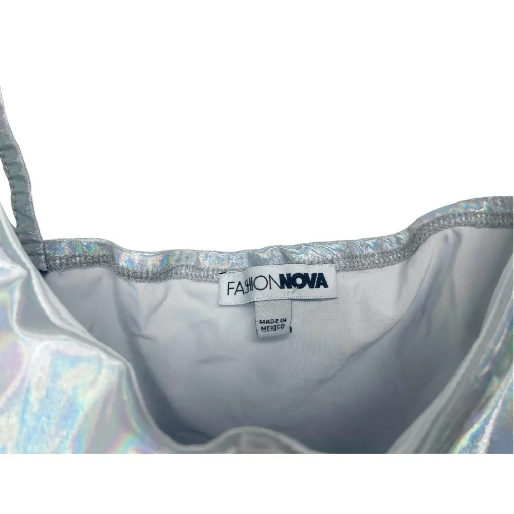 Holographic Short Set - Silver - Picture 4 of 6